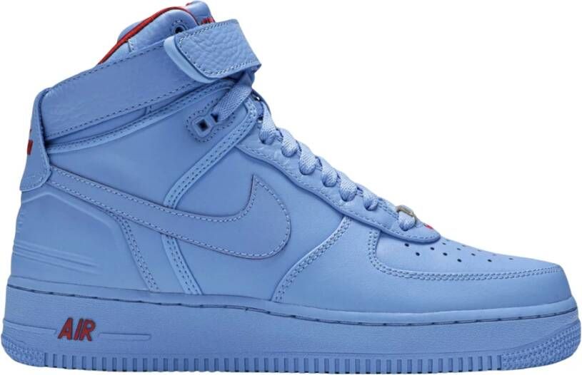 Nike Beperkte Oplage Hoge Top Sneakers Blauw Chicago Vlag Blue Heren