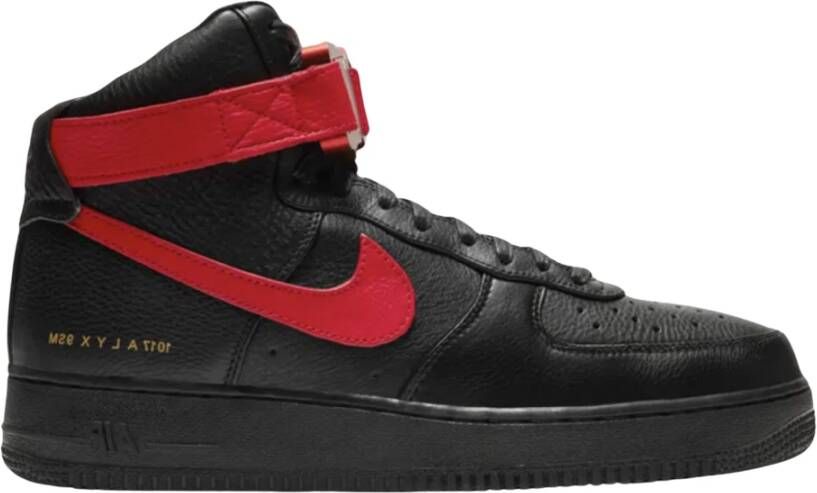 Nike Beperkte Oplage Hoge Top Sneakers Zwart Rood Black Heren