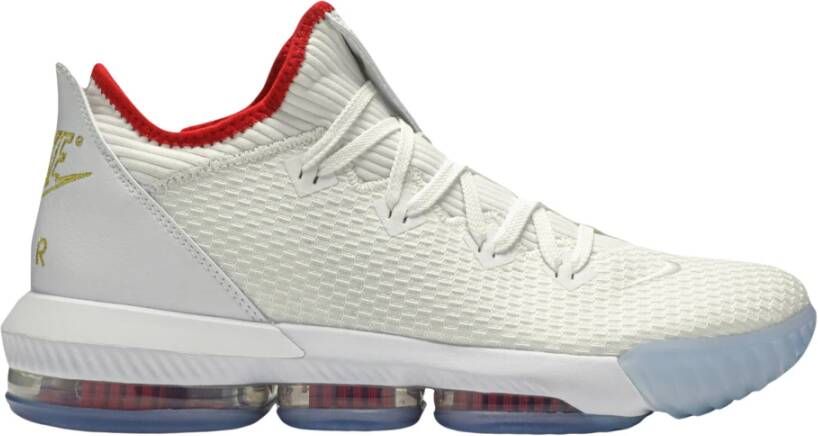 Nike Beperkte oplage LeBron 16 Low Draft White Heren