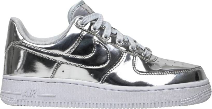 Nike Beperkte oplage Metallic Chrome Air Force 1 Gray Heren