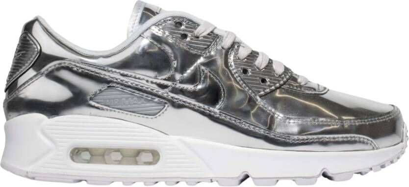 Nike Beperkte oplage Metallic Silver Air Max 90 Gray Dames