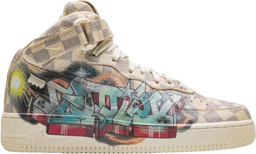 Nike Beperkte oplage Mid Louis Vuitton Graffiti Multicolor Heren