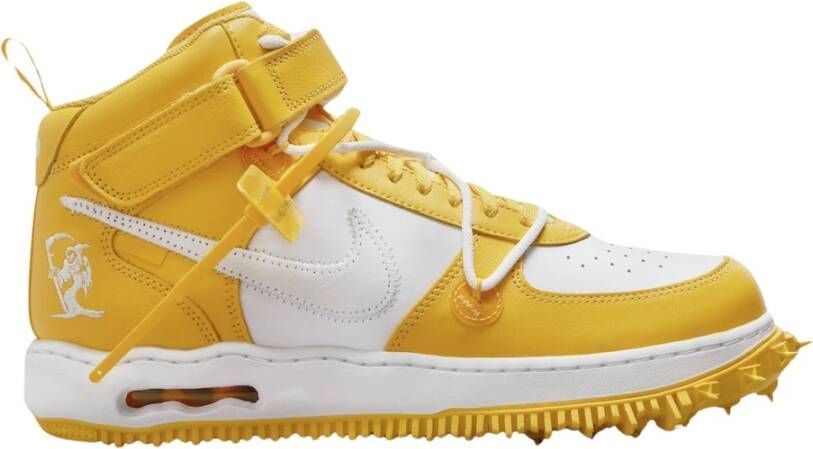 Nike Beperkte oplage Mid SP Off-White Varsity Maize Yellow Heren