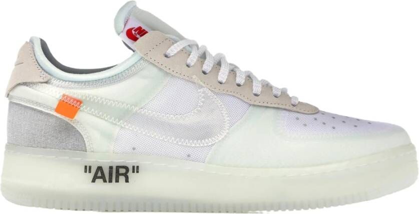 Nike Beperkte oplage Off-White Air Force 1 Multicolor Unisex