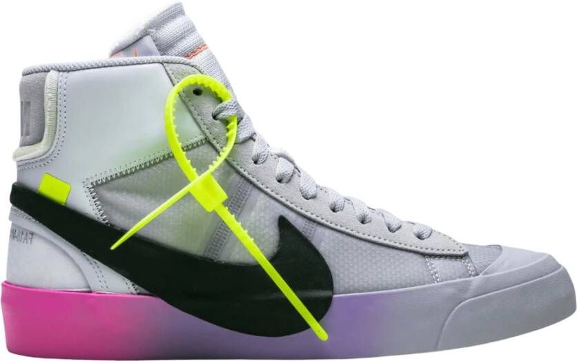 Nike Beperkte Oplage Off-White Blazer Mid Serena Williams Gray Heren