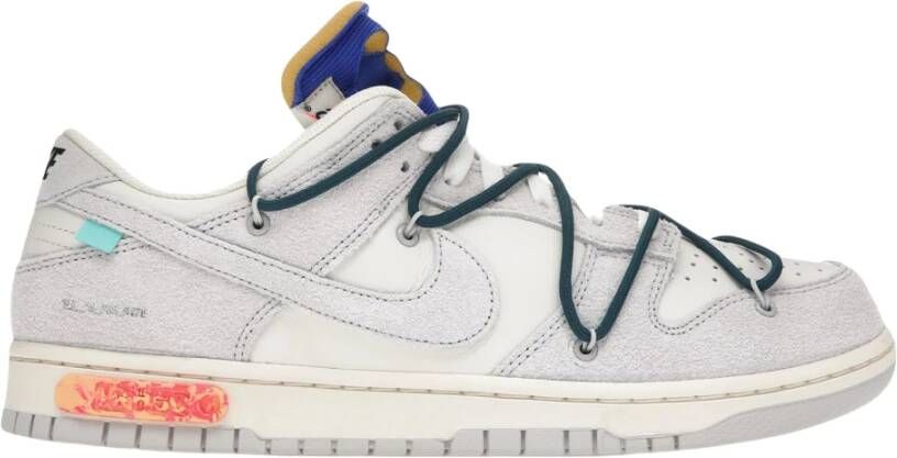 Nike Beperkte oplage Off-White Dunk Low Lot 16 Multicolor Heren