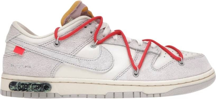 Nike Beperkte oplage Off-White Dunk Low Lot 33 Multicolor Heren