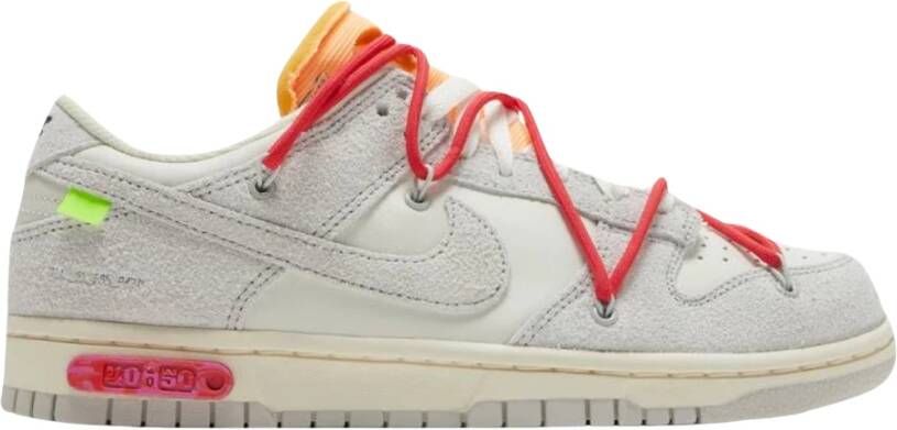 Nike Beperkte Oplage Off-White Dunk Low Lot 40 Multicolor Heren