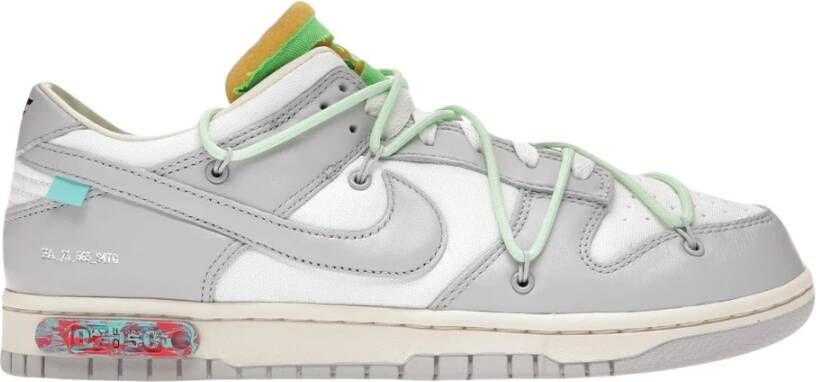 Nike Beperkte oplage Off-White Dunk Low Lot 7 Multicolor Heren