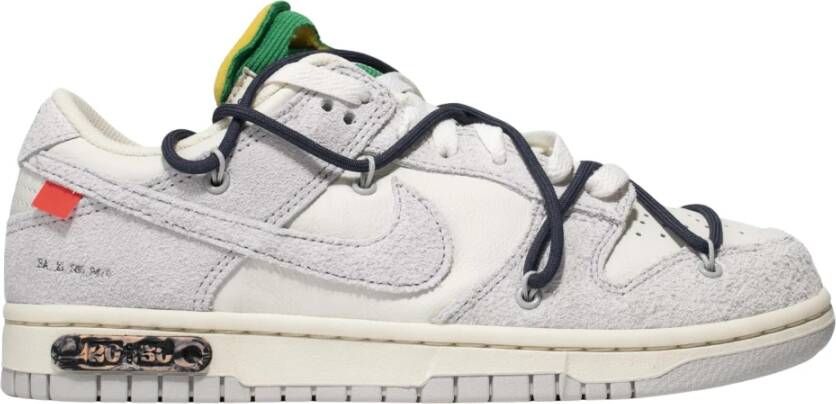 Nike Beperkte oplage Off-White Dunk Low Multicolor Heren