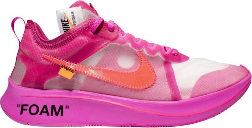 Nike Beperkte Oplage Off-White Roze Hardloopschoenen Multicolor Heren