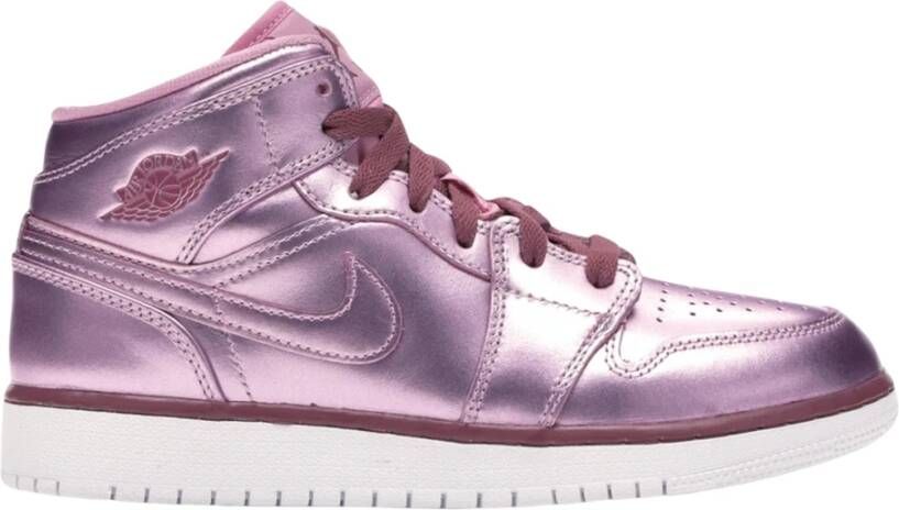 Nike Beperkte oplage Pink Rise Air Jordan 1 Mid Pink Dames