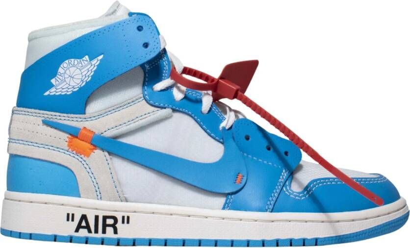 Nike Beperkte oplage Retro High Off-White UNC Blue Heren