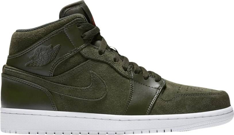 Nike Beperkte oplage Retro Mid Sequoia Sneakers Green Heren