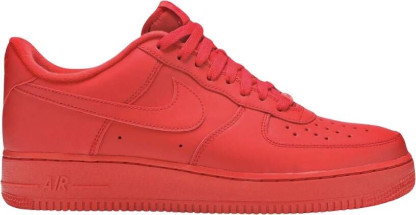 Nike Beperkte Oplage Rood Air Force 1 Red Heren