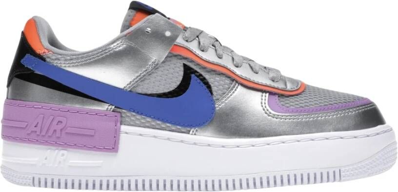 Nike Beperkte oplage Shadow Metallic Silver Sneakers Multicolor Dames