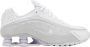 Nike Beperkte oplage Shox R4 Wit Metallic White Heren - Thumbnail 1