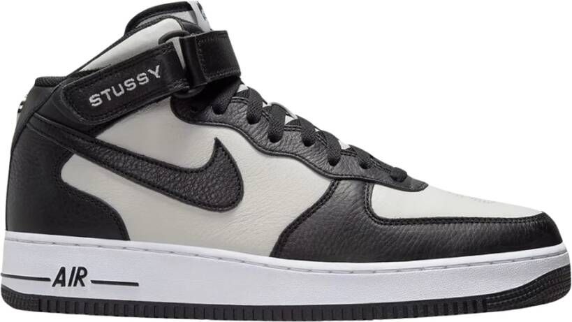 Nike Beperkte oplage Stussy Air Force 1 Mid Black Heren