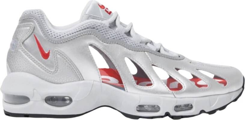 Nike Beperkte oplage Supreme Air Max 96 Zilver Gray Heren