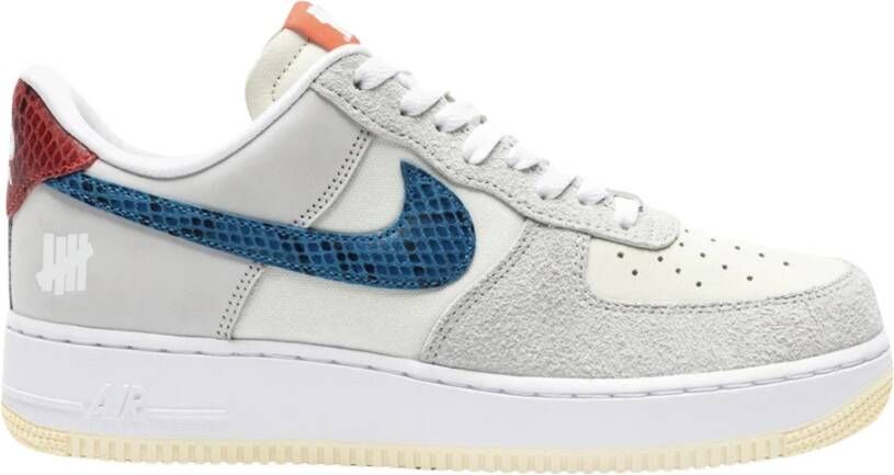 Nike Beperkte Oplage Undefeated 5 On It Dunk vs. AF1 Multicolor Heren