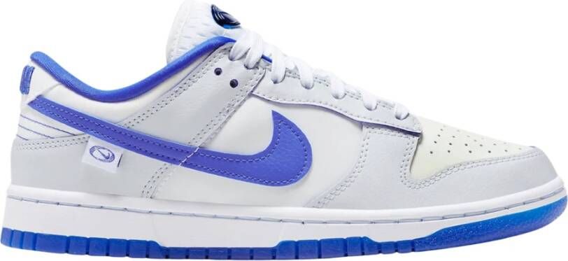 Nike Beperkte oplage Wit Blauw Dunk Low Multicolor Heren