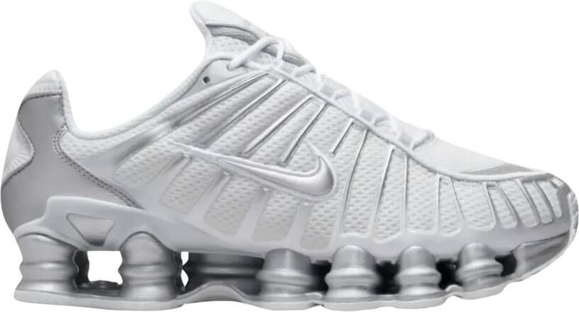 Nike Beperkte Oplage Wit Chroom Shox TL Gray Heren