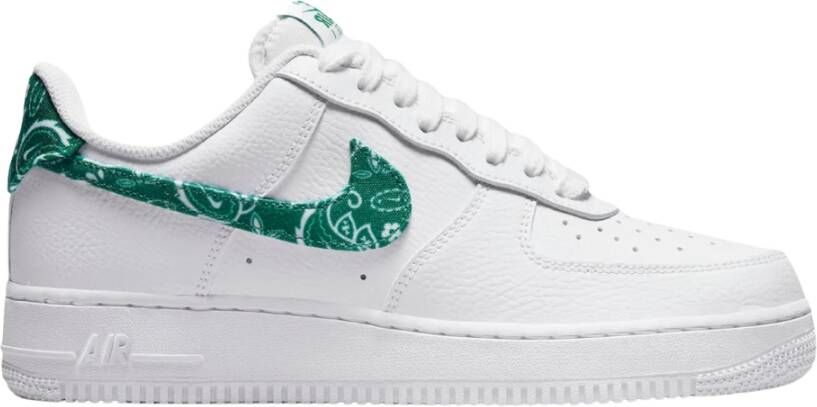 Nike Beperkte Oplage Wit Groen Paisley Bandana Sneakers White Dames