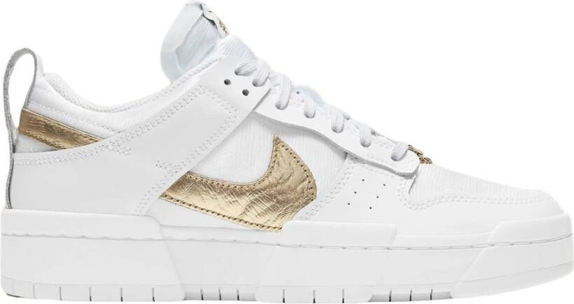 Nike Beperkte oplage Wit Metallic Goud Sneakers White Dames