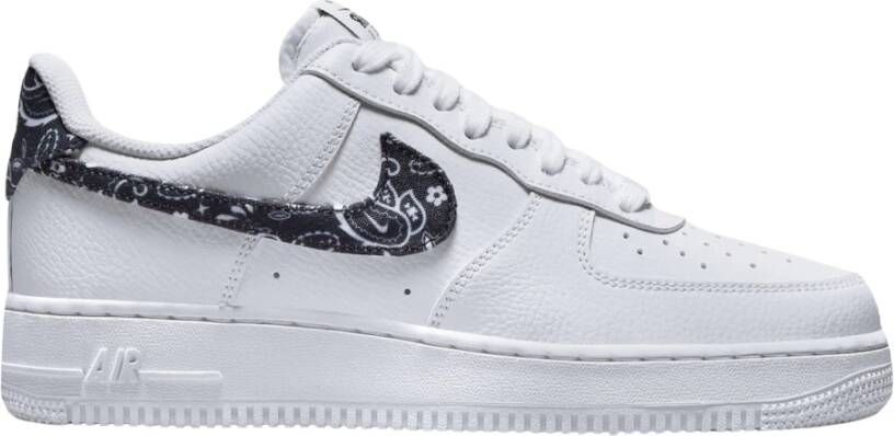 Nike Beperkte oplage Wit Zwart Paisley Bandana Schoenen White Heren