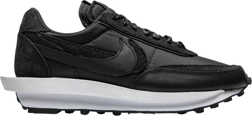 Nike Beperkte Oplage Zwart Nylon Wafel Sacai Black Heren