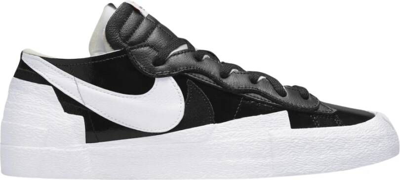 Nike Beperkte Oplage Zwarte Lakleren Sneakers Black Heren