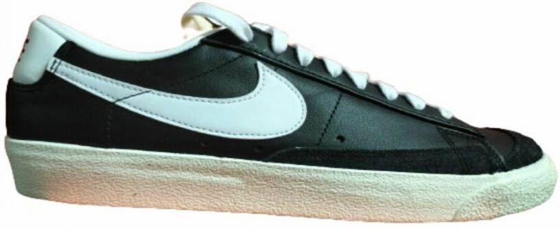 Nike Vintage Lage Sneakers Zwart Wit Black Heren