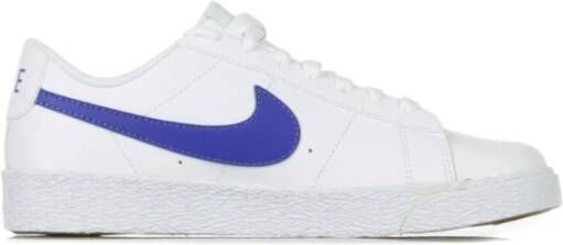 Nike Blauwe Blazer Lage Schoenen voor Jongens White Heren