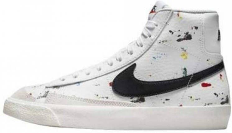 Nike Blazer Mid '77 Bb (Gs) White Black-White-Sail Shoes grade school DJ2618-100