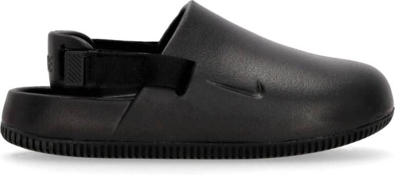 Nike Calm Mule Zwart Schuim Sabot Black Dames