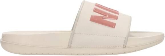 Nike Comfort Slide Pantoffels Lt Orewood Brn Rood Beige Heren