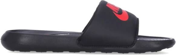 Nike Comfort Slide Slippers Zwart Rood Black Heren