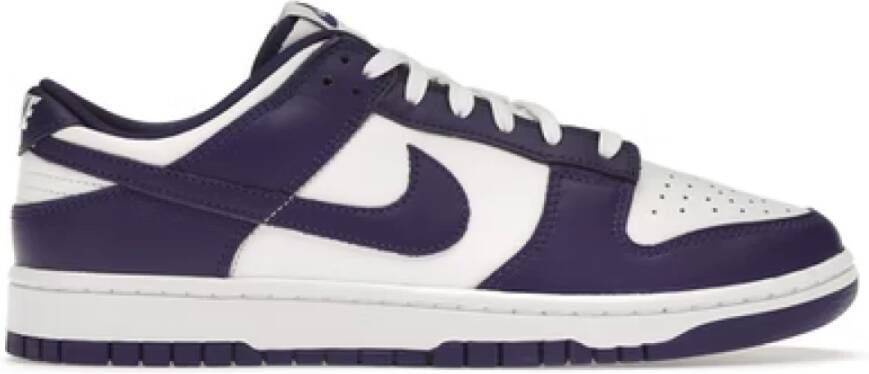 Nike Court Purple Dunk Low Sneaker White Heren