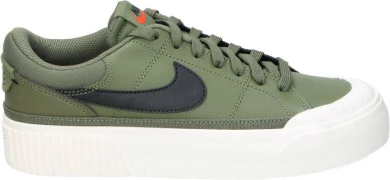 Nike Court Legacy Lift sneakers groen zwart