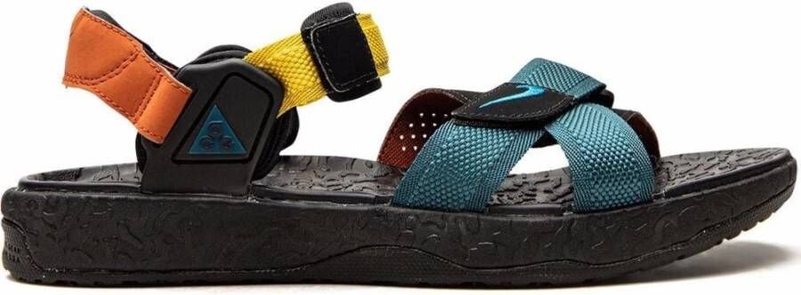 Nike Deschutz Sandalen Donker Teal Groen Black Dames