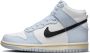 Nike Dunk High Aluminum Black Sneakers Blauw Dames - Thumbnail 1