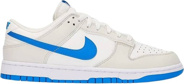 Nike Dunk Low Photo Blue Sneakers White Heren