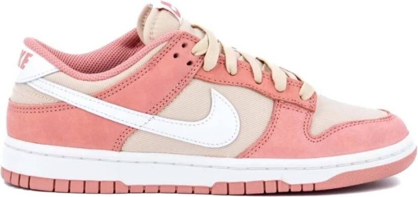 Nike Dunk Low Retro Premium Sneakers Pink Heren