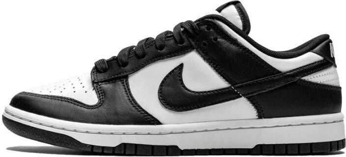 Nike Dunk Low Retro White Black 2021 (W) (new and unworn) Zwart Dames