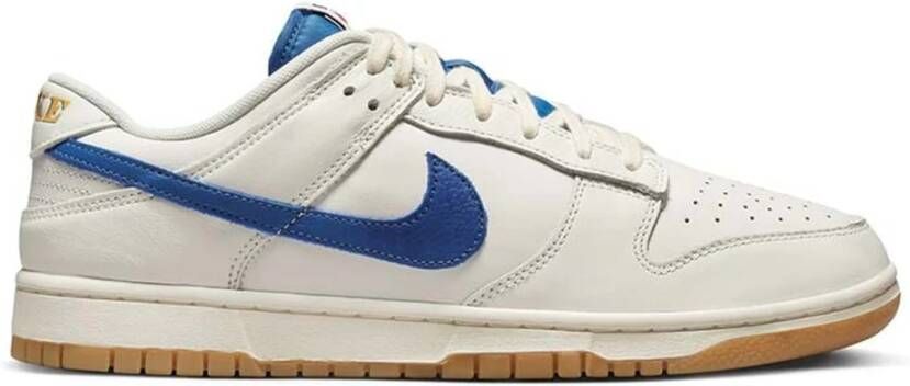 Nike Blauwe Zeil Sneakers Dunk Low Stijl White Dames