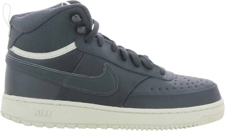 Nike Ecru Court Vision Mid Winter Schoenen Black Heren