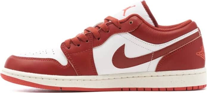 Nike Essentiële Leren Sneaker Red Heren