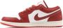 Nike Essentiële Leren Sneaker Red Heren - Thumbnail 2