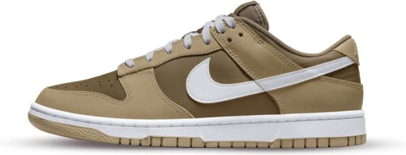 Nike Grijze Rechter Lage Sneakers Brown Heren