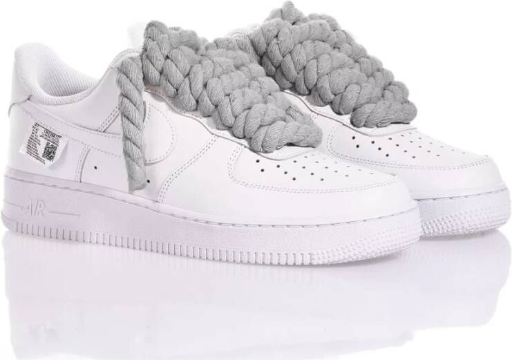 Nike Handgemaakte Wit Grijs Sneakers White Heren